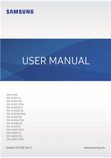 Samsung Galaxy A24 manual. Camera Instructions.